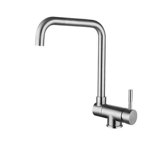 

Folding Kitchen Faucet Sink Mixer Taps Stainless Steel, Foldable Double Rotation Vessel Tap