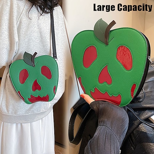 

Mujer Bolso bandolera Bolsa de hombro Teléfono Móvil Bolso Cuero de PU Fiesta Víspera de Todos los Santos Cremallera Gran Capacidad Duradero Personajes Verde