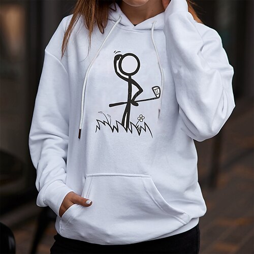 

Femme Sweat à capuche de golf Pull de golf Respirable Séchage rapide Avec poches manche longue Vêtements de golf Vêtements d'extérieur de golf Standard Imprimé Printemps Automne Tennis Le golf