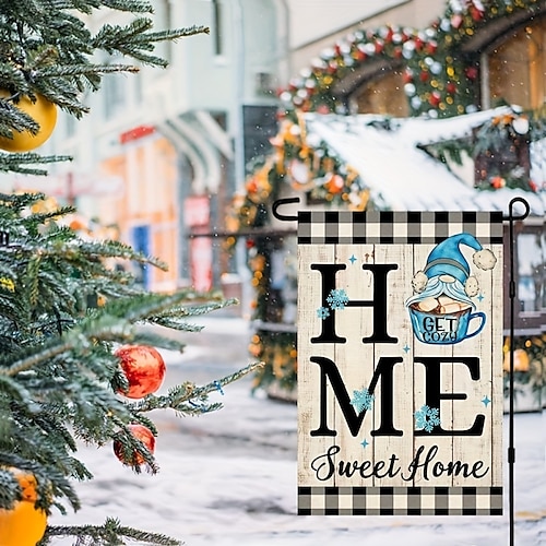 

Winter Blessings Garden Flag Cardinals Snowy Home Decorative House Yard Small Flag Birds Welcome Decor Sign Double Sided Christmas Holiday Outdoor Decorations Xmas Seasonal Outside Flag 12x18