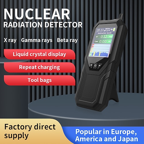 

détecteur de rayonnement nucléaire geiger radioactivité radiomètre dosimètre personnel compteur rayons x bêta radioactivité testeur de marbre