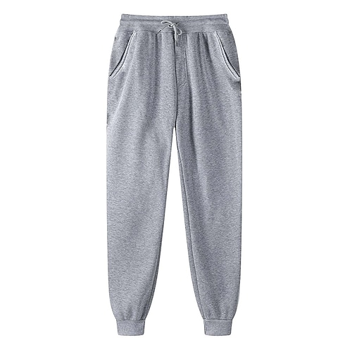 

Hombre Joggers delgados Pantalones de Deporte Pantalones Correa Plano Comodidad Transpirable Casual Diario Festivos Moda Estilo clásico Negro Blanco