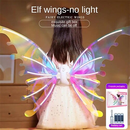 Girls Butterfly Wings Wedding Elf Wings Electrical Fairy