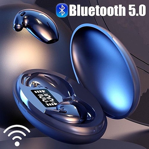 

mini fones de ouvido sem fio com redução de ruído estéreo bluetooth 5.0 fones de ouvido display led fone de ouvido bluetooth viva-voz fones de ouvido para dormir