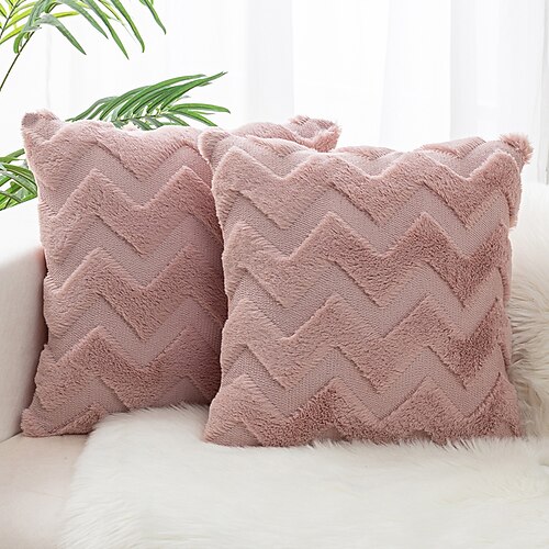 

1 pcs Polyester Housse de coussin, Géométrique Moderne Carré Couturé Traditionnel Classique