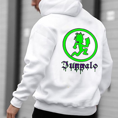 

Herren Hoodie Sweatshirt Kapuze Weiß Mit Kapuze Karikatur Grafik-Drucke Bedruckt Täglich Sport Strassenmode Designer Basic Frühling Herbst Bekleidung Kapuzenpullover Sweatshirts