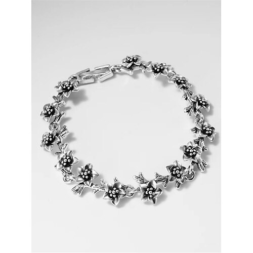 

Mujer Pulseras Vintage Exterior Floral Pulsera