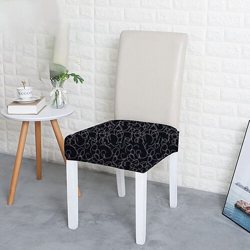 

Housse de chaise de cuisine Rayé Imprimé Polyester Literie