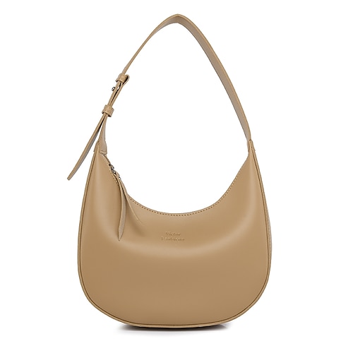 

Femme Sac d'épaule Sac hobo faux cuir du quotidien Fermeture Grande Capacité Etanche Anti poussière Couleur unie Noir Blanche Marron