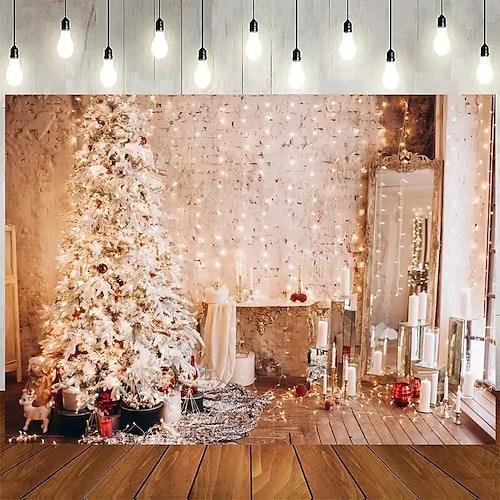 

Tapiz colgante de árbol de Navidad, arte de pared, tapiz grande, decoración mural, fotografía, telón de fondo, manta, cortina, decoración para el hogar, dormitorio y sala de estar