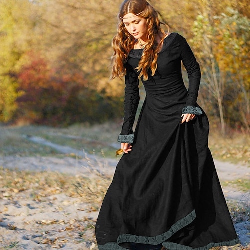 Vestido medieval mujer  Medieval fashion, Historical dresses, Medieval  dress