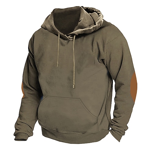 

Hombre Sudadera Sudadera táctica con capucha Marrón Con Capucha Bloque de color Retazos Deporte Diario Festivos Pana Ropa de calle Fresco Casual Primavera Otoño Ropa Sudaderas con capucha Sudaderas