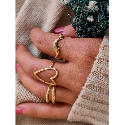 

Damen Ringe Modisch Outdoor Herz Ring