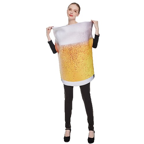 

Cerveza Traje de cosplay Disfraces divertidos Adulto Hombre Mujer Cosplay Víspera de Todos los Santos Rendimiento Fiesta Víspera de Todos los Santos Víspera de Todos los Santos Carnaval Mascarada