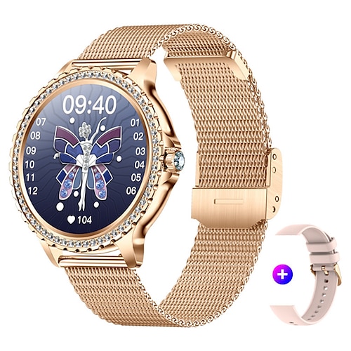 

i58 Smart Watch 1.32 inch Smartwatch Fitness Running Watch Bluetooth Pedometer Call Reminder Activity Tracker Compatible with Smartphone Women Long Standby Hands-Free Calls Waterproof IP 67 44mm