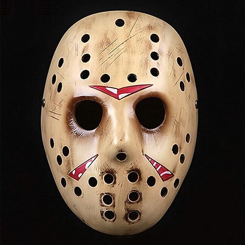 

Jason Vorhees Jason Voorhees Maske Haloween Figuren Erwachsene Herren Damen Unisex Grusel Lustig Gruseliges Kostüm Halloween Halloween Karneval Einfache Halloween-Kostüme