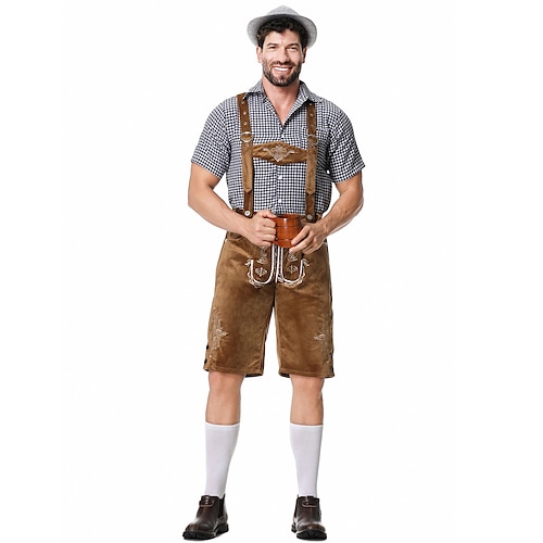  Sopiva Oktoberfest-puku - Dirndl naisille tai Lederhosen miehille Alppien saksalainen baijerilainen olutpuku täydellinen olutfestivaalille juhliin Halloweeniin teema-juhliin - myydään erikseen