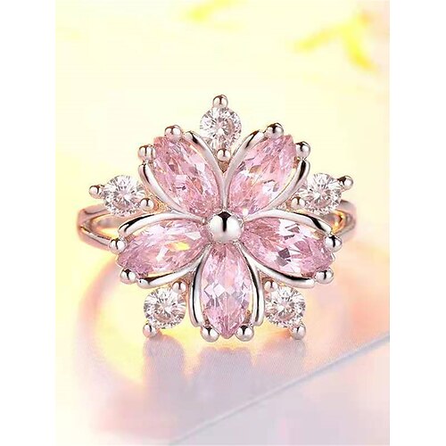 

Damen Ringe Modisch Outdoor Blumen Ring