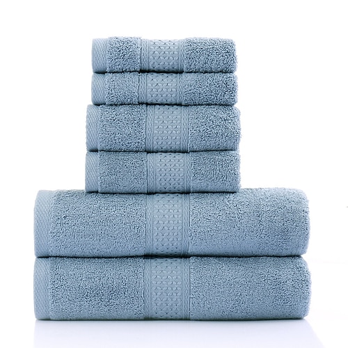  MyPillow Towel 6-Piece Set, Includes - 2 Bath Towel, 2