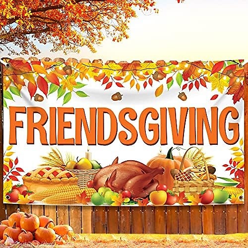 FRIENDSGIVING - Friendsgiving Banner - happy friendsgiving banner -  Thanksgiving Banner - Friendsgiving Decoration - Friendsgiving Decor