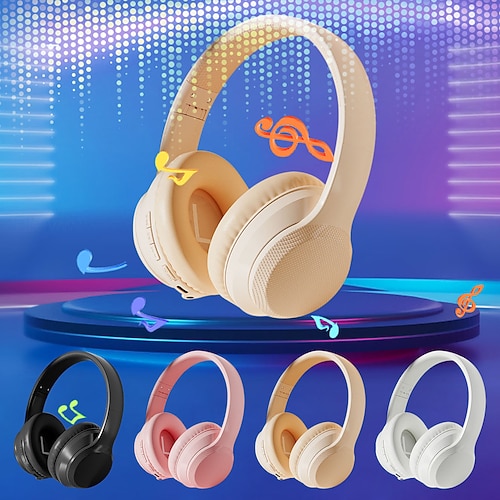 

Wireless Bluetooth Headphones Over The Ear Long Battery Life Wireless Head Mounted Headphones Headworn Wireless Sports Bluetooth Earphones for Deep Bass Stereo Phone Calls