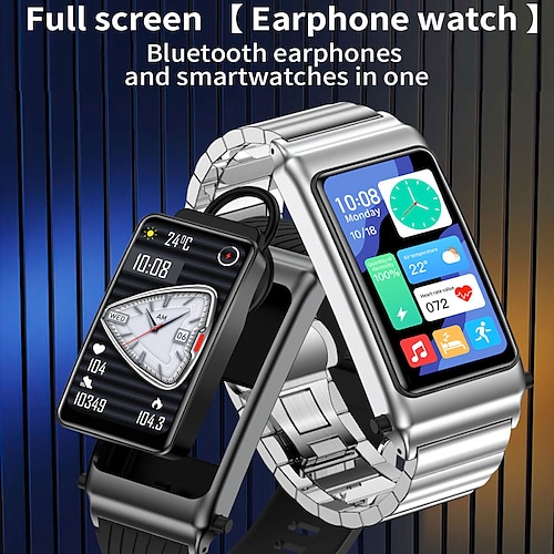 

696 K80 Smart Watch 1.57 inch Smartwatch Fitness Running Watch Bluetooth ECGPPG Temperature Monitoring Pedometer Compatible with Android iOS Women Hands-Free Calls Message Reminder Custom Watch Face