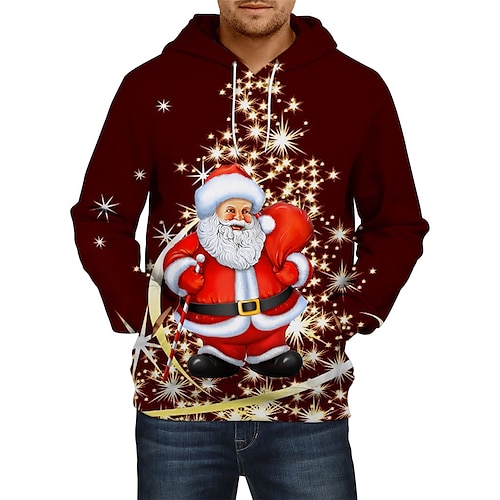 

Cosplay Bonhomme de neige père Noël Costume de Cosplay Sweat à capuche Chandail Imprime Classique Style de rue Sweat à capuche Pour Homme Femme Unisexe Adulte Impression 3D 100 % Polyester Plein Air