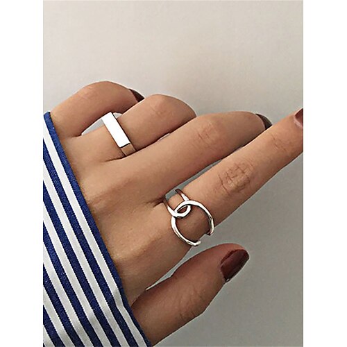 

Damen Ringe Modisch Outdoor Geometrie Ring