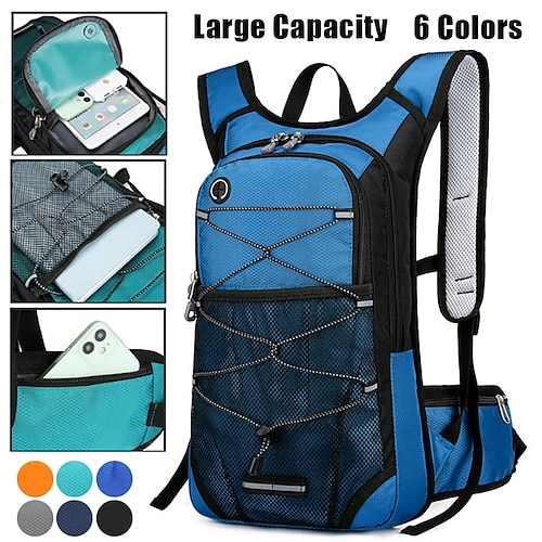 

Homens Mulheres mochila Mochila Escolar Mochila funcional Escola Ao ar livre Diário Náilon Grande Capacidade Prova-de-Água Leve Ziper Preto Azul Marinha Azul Royal