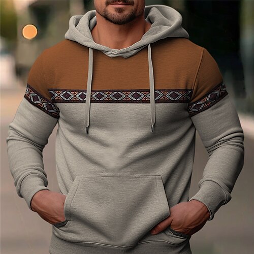 

Hombre Sudadera Negro Azul Piscina Marrón Gris Con Capucha Bloque de color Bolsillo Deporte Diario Festivos Ropa de calle Fresco Casual Primavera Otoño Ropa Sudaderas con capucha Sudaderas