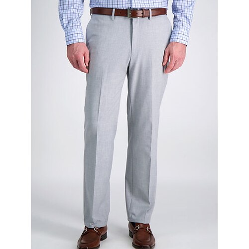 

Homme pantalon de costume Pantalon Pantalon de costume Poche Plein Confort Respirable Extérieur du quotidien Sortie Mode Décontractées Noir Gris Clair