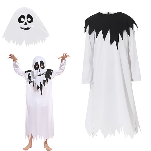 

Fantasma Traje Cosplay Crianças Para Meninos Fantasias Dia Das Bruxas Espetáculo Festa dia das Bruxas Dia Das Bruxas Carnaval Baile de Máscaras Fantasias fáceis de Halloween