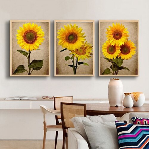 

Girassol arte da parede impressões em tela e cartazes fotos pintura em tecido decorativo para sala de estar fotos sem moldura