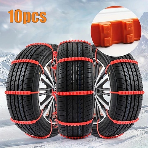 

10pcs General Motors Anti Slip Chains, Portable Winter Tires, Wheels,anti Slip Chains,anti Slip Ties, Reusable Antis, SUVs, trucks, and Light Trucks