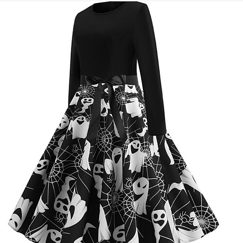 

Halloween Audrey Hepburn Dress Adults' Women's Vintage Dresses Party Halloween Party / Evening Halloween Masquerade Easy Halloween Costumes