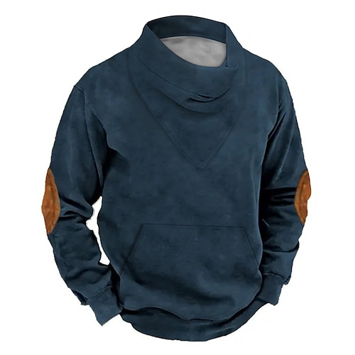 

Hombre Sudadera Azul Piscina Marrón Caqui Cuello Barco Plano Deporte Diario Festivos Ropa de calle Básico Casual Otoño invierno Ropa Sudaderas con capucha Sudaderas