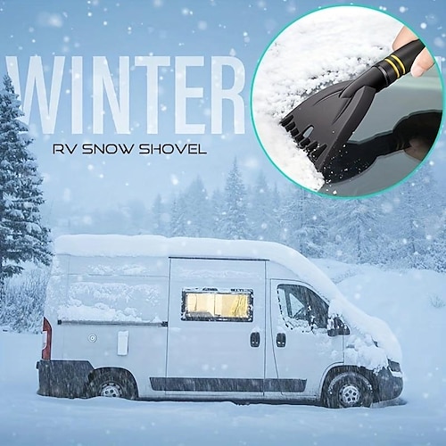 

Wohnmobil-Schneeschaufel, abnehmbare Auto-Schneeschaufel, multifunktionale Enteisungsschaufel-Schneebürste, Teleskop-Schneeschaufelbürste, Winter-Schneereinigungswerkzeuge