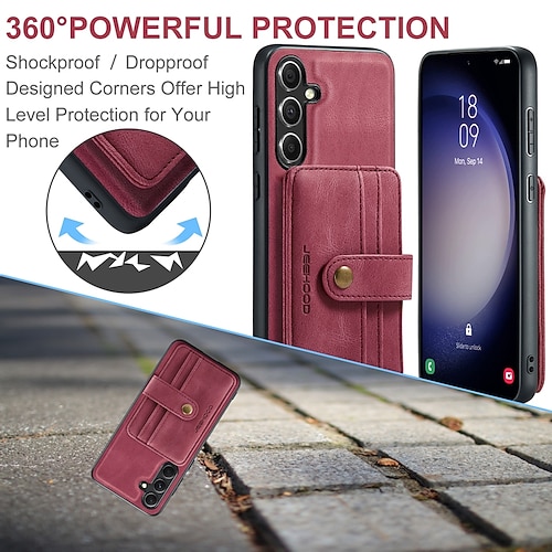 

teléfono Funda Para Samsung galaxia S23 S22 S21 S20 Ultra Plus FE Funda Trasera Marco Antigolpes Antirrobo anti-caída Retro TPU ordenador personal Cuero de PU