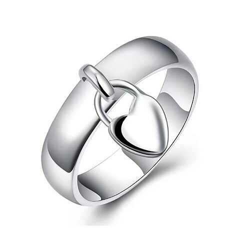 

Femme Alliances Mode Extérieur Cœur Bague