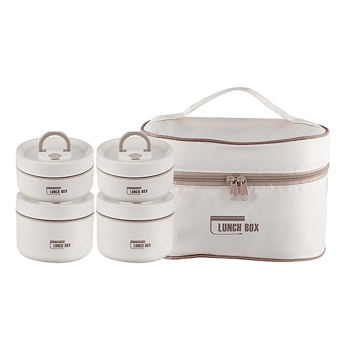 Insulated Lunch Box, Bento Box, Portable Insulated Lunch Container,  Stackable Leakproof Stainless Steel Food Container, For Teenagers  School,Canteen, Back School 2024 - $22.99