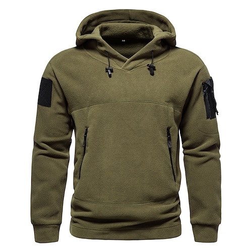 

Herren Hoodie Sweatshirt Kapuze Kapuzenpullover mit Reißverschluss Schwarz Armeegrün Grau Mit Kapuze Glatt Sport Natur Täglich Festtage Strassenmode Cool Brautkleider schlicht Frühling Herbst