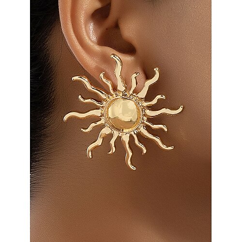 

Femme Boucles d'oreille Mode Extérieur Soleil Boucle d'oreille