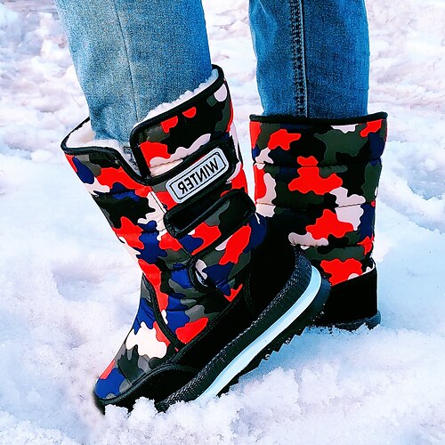 

Damen Stiefel Schneestiefel Springerstiefel Motorradstiefel Outdoor Täglich Innenfutter aus Fleece Stiefeletten Stiefeletten Winter Blockabsatz Spitze Zehe Vintage Modisch Komfort Rennen Wandern