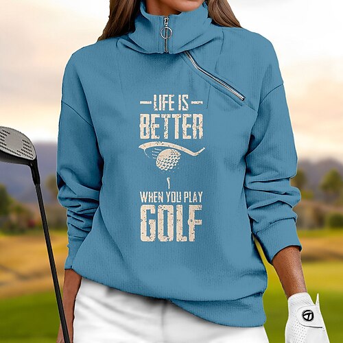 Ladies on sale golf pullover