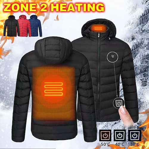 

Female Heated Vest Piece Coat Male Coat Smart Charging Heating And Heating Coat Usb 2 Heating Area Womens Blouse Heating Coat