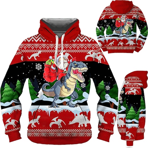 

Cosplay Muñeco de Nieve Papá Noel Traje de cosplay Sudadera Pulóveres Estampado Clásico Estilo callejero Sudadera Para Hombre Mujer Unisexo Adulto Impresión 3D 100% Poliéster Calle Ropa Cotidiana