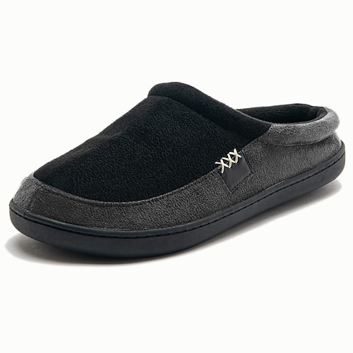 

Herren Cloggs Pantoletten Hausschuhe Flip-Flops Fleece-Hausschuhe Plüsch Hausschuhe Hausschuhe aus Memory-Schaum Winterschuhe Fleece-Futter Wanderschuhe Brautkleider schlicht Täglich Leder