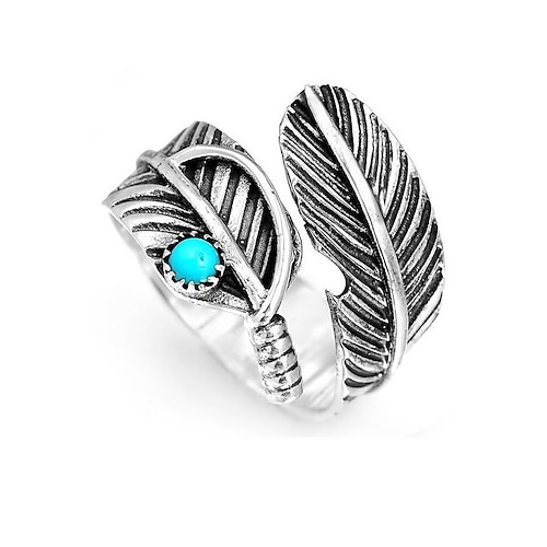 

Women's Rings Fashion Outdoor Feather Ring