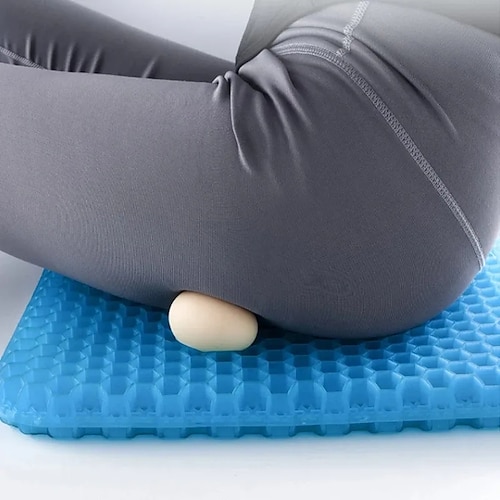  Gel Seat Cushion Cooling Thick Big Breathable Honeycomb Gel Cushion Absorbs Pressure Points With Non-Slip Cover Wheelchair