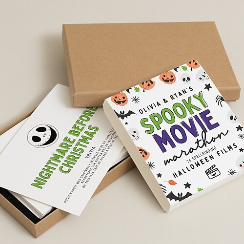 

Cuenta regresiva de Adviento de Halloween Tarjetas de felicitación